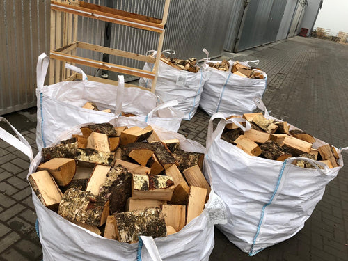 Large Bag Kiln-dried Birch Logs